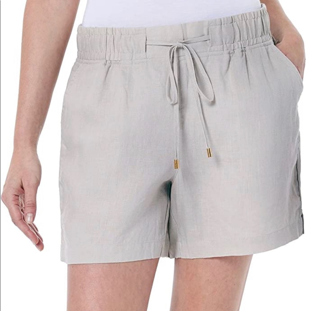 NWT Ellen Tracy Linen Shorts Medium